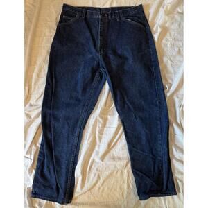 Bulwark FR Work Blue Jeans Flame Resistant Mens 38 X 28 ---(D)